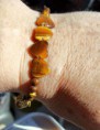 Tiger Eye Heart Stone Bracelet